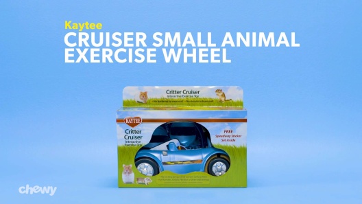 Kaytee Critter Cruiser Hamster Exercise Toy Hamster Wheel Boredom Breaker  Toy