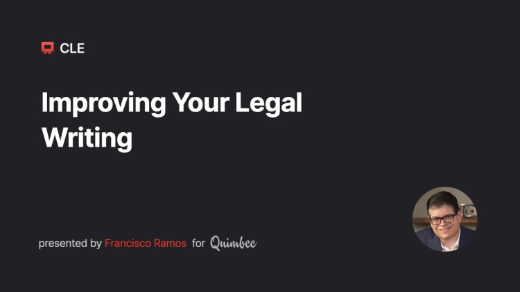 Improving Your Legal Writing