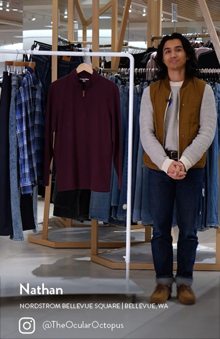 Mizzen+Main KPI Quarter Zip Pullover Sweatshirt | Nordstrom