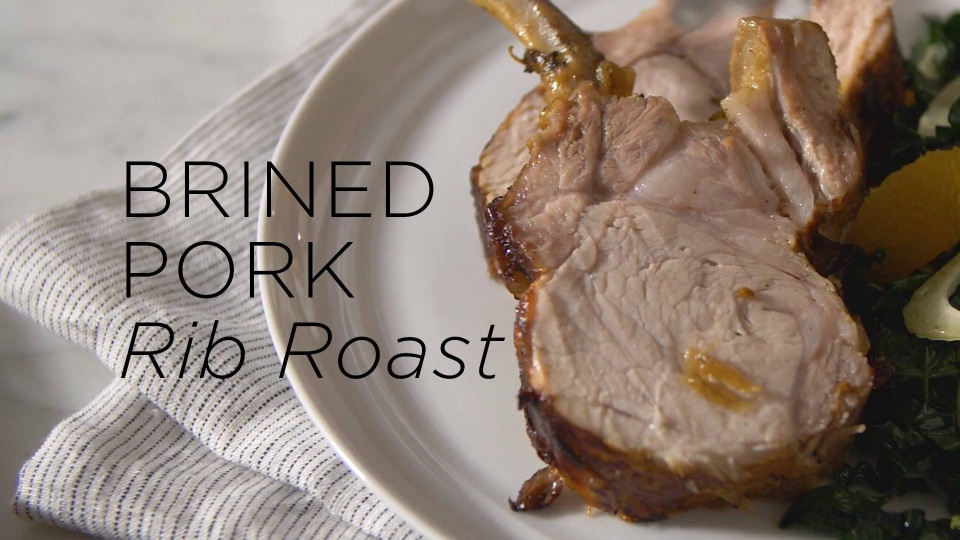 Multi-Function Cooker Brined Pork Rib Roast