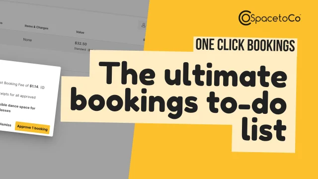 How one click bookings can revolutionise how you manage your venue