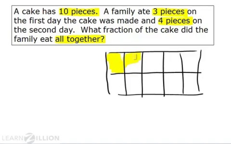 Guided Practice For 'Add And Subtract Fractions With Like Denominators' | Learnzillion