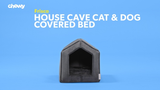 Frisco Velvet Covered House Cat & Dog Bed