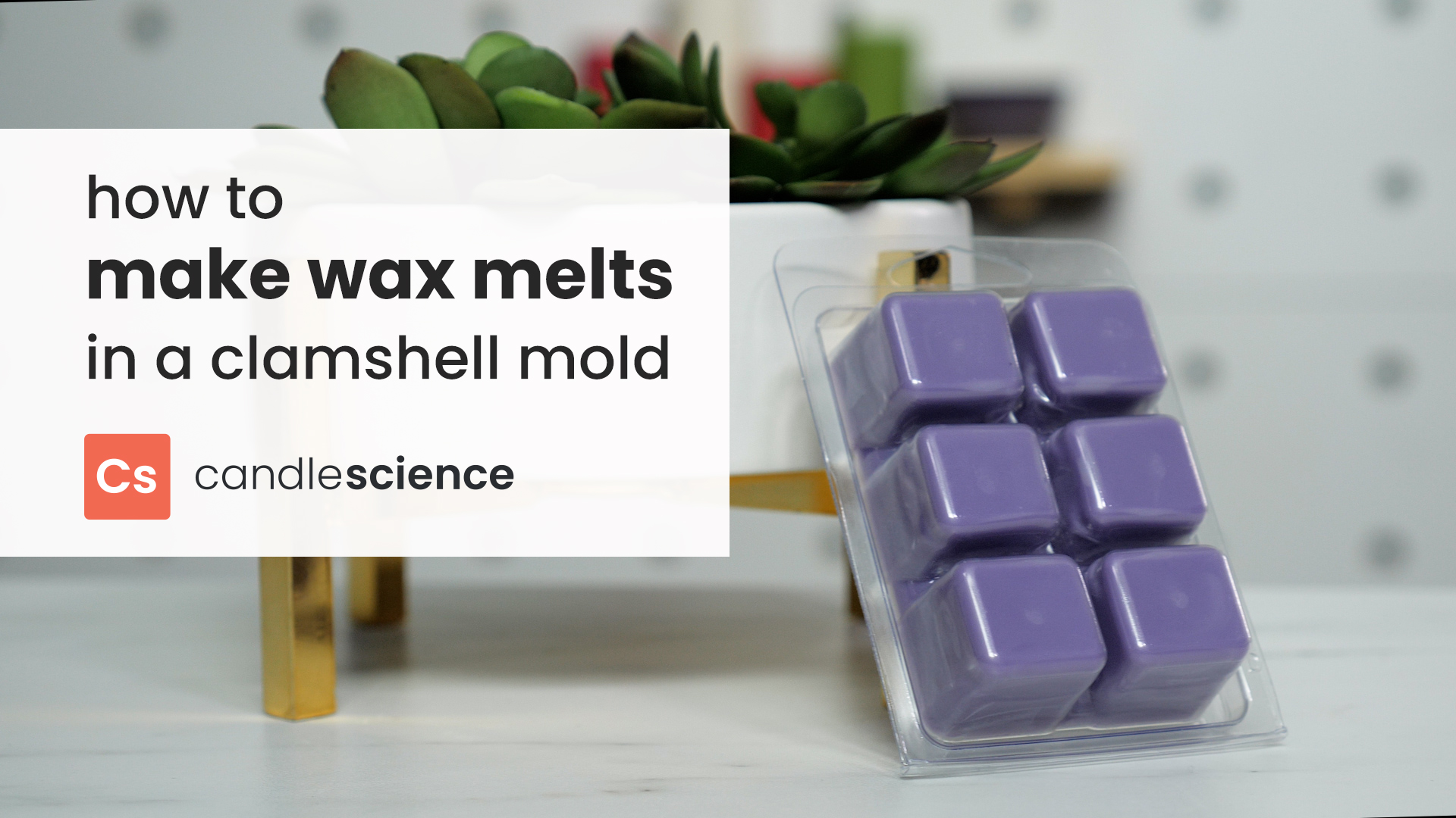 TUTORIAL: Make Clamshell Wax Melts - CandleScience