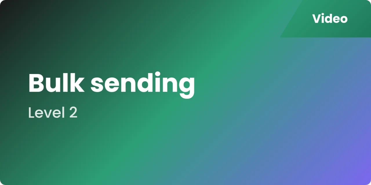 Bulk Sending, image size:1280x640