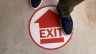 SlipSafe Rubber Adhesive Floor Signs