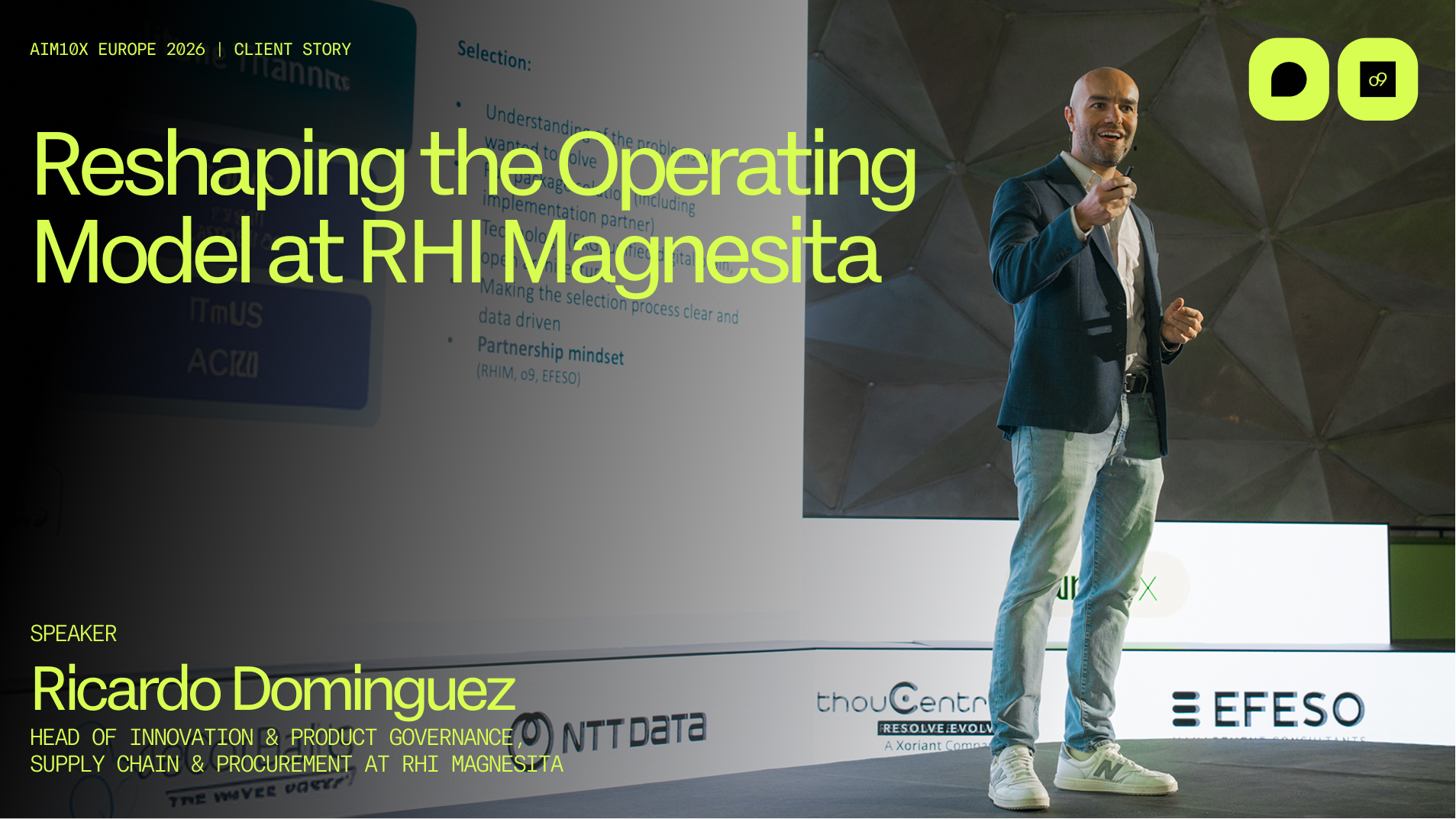 aim10x Europe | Reshaping the Operating Model at RHI Magnesita | Ricardo Dominguez - RHI Magnesita