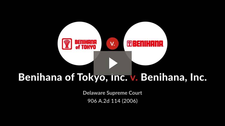 Benihana of Tokyo, Inc. v. Benihana, Inc.