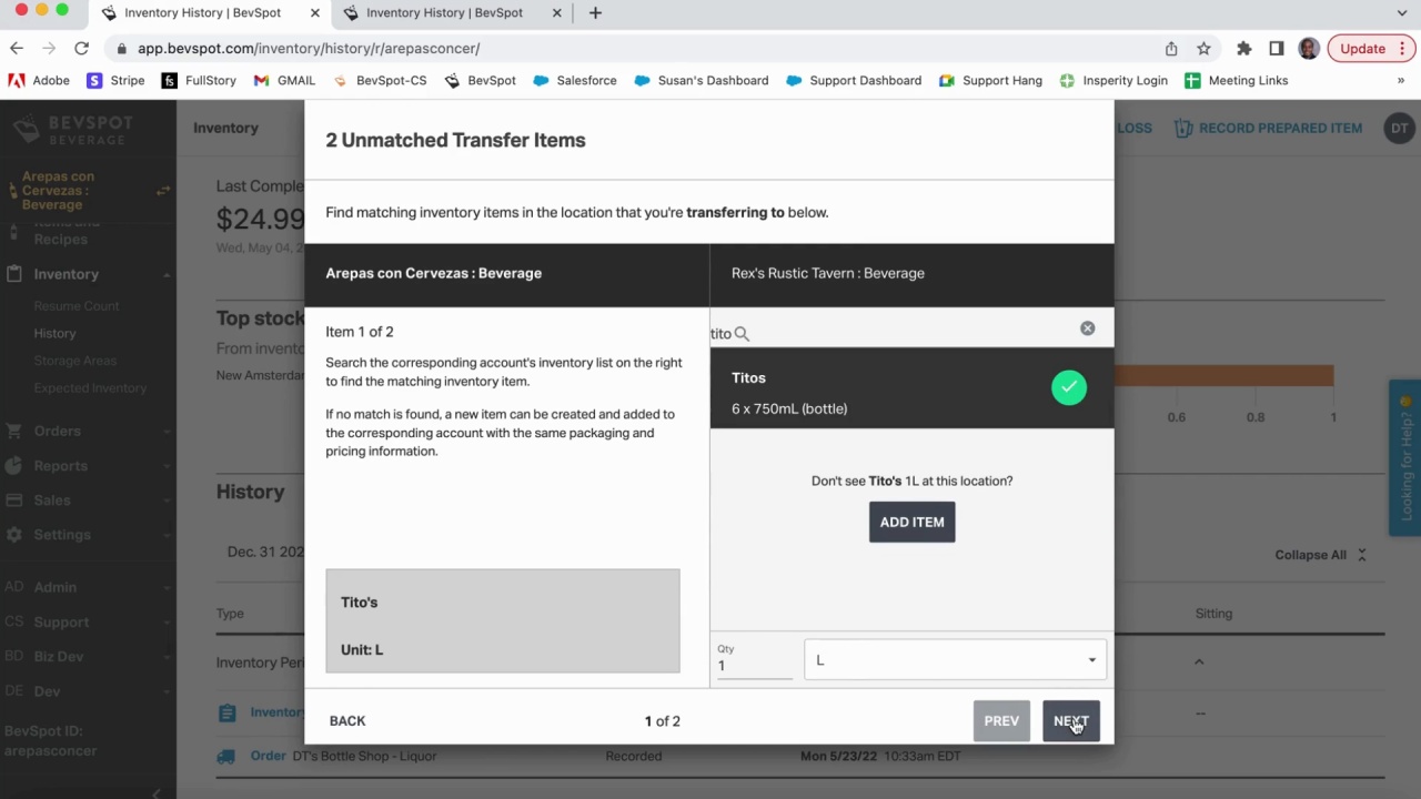 How To Transfer Products From One Location To Another