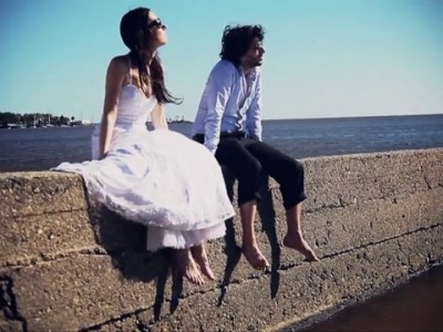 Trash the dress en Colonia, Uruguay