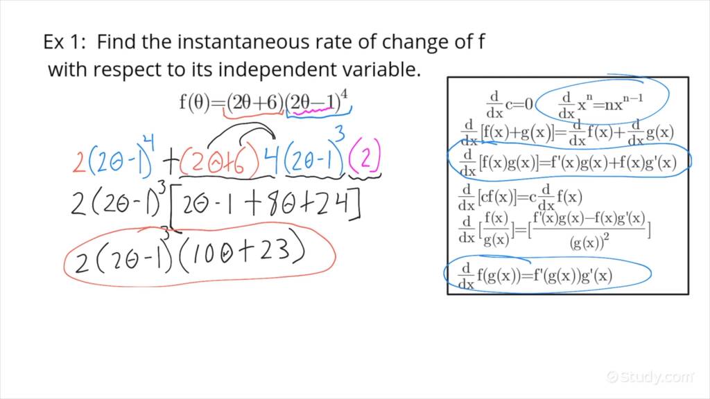 How To Find Instantaneous Rate Of Change Without Calculus