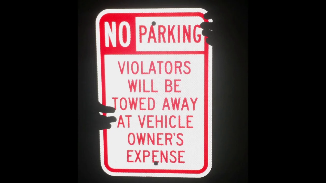 NO PARKING AT ANY TIME SIGN SAFETY SIGN SHOP SIGN HOUSE SIGN BUSINESS SIGN 