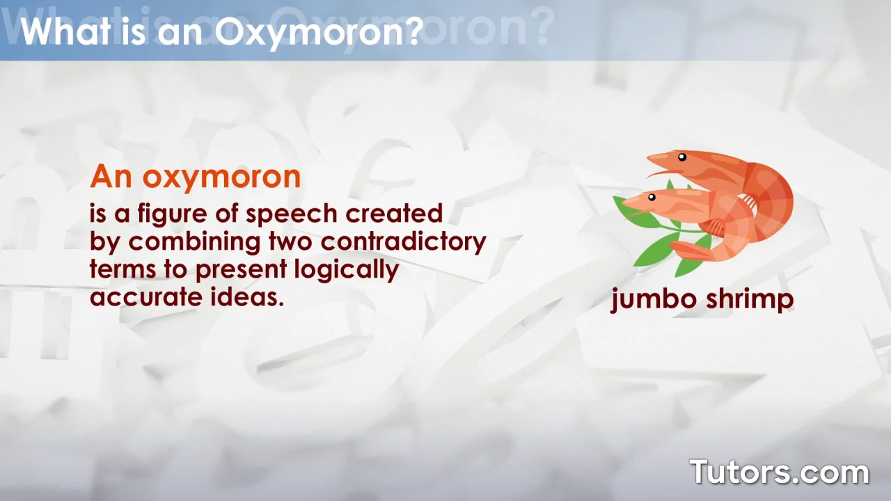 oxymoron definition and examples