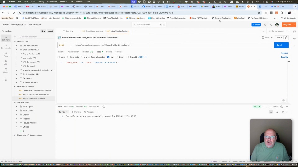 Help with Restaurant Reservation Scenario