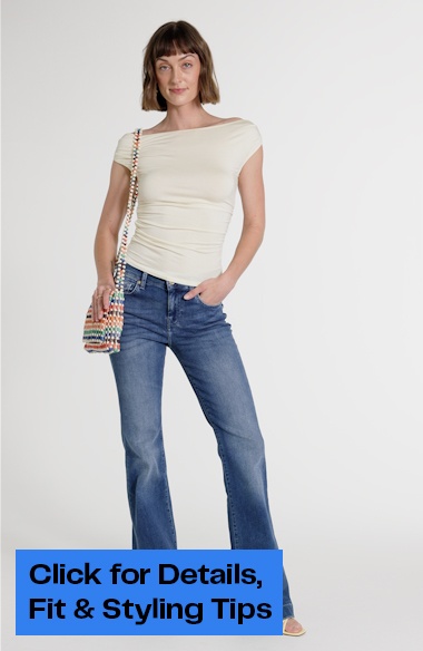 Dojo Mid Rise Flare Jeans