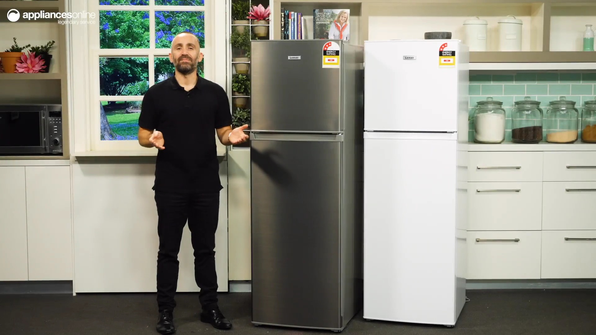 lemair 268l top mount fridge