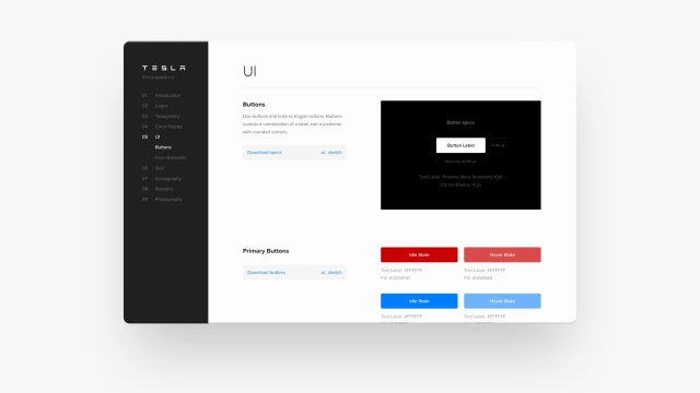 Tesla UI Toggle Buttons by Jos van Weesel on Dribbble