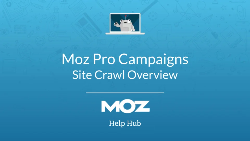 Moz Pro Site Crawl