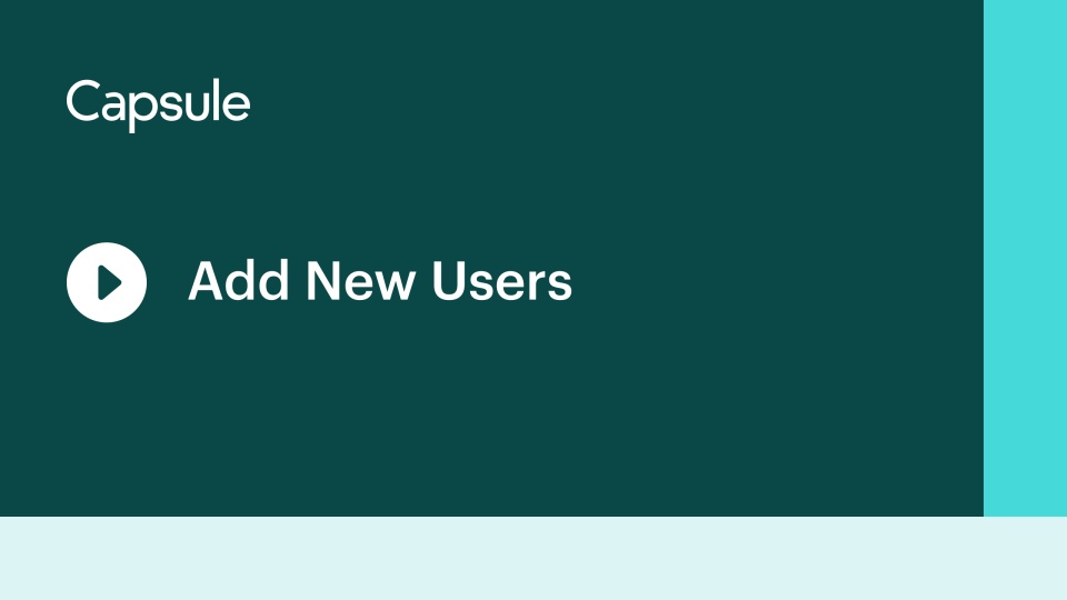 Add New Users: Starter Plan