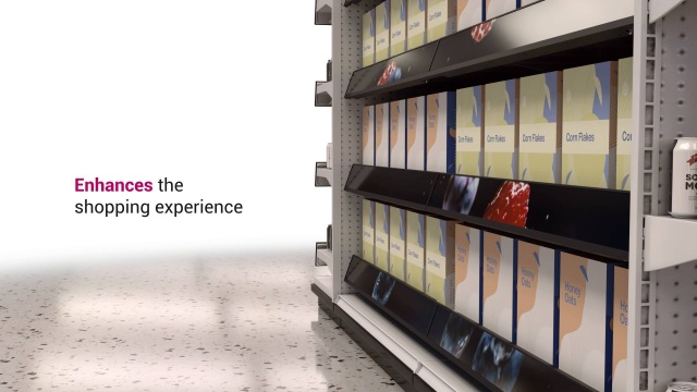 Mimo Monitors Shelf Edge Display