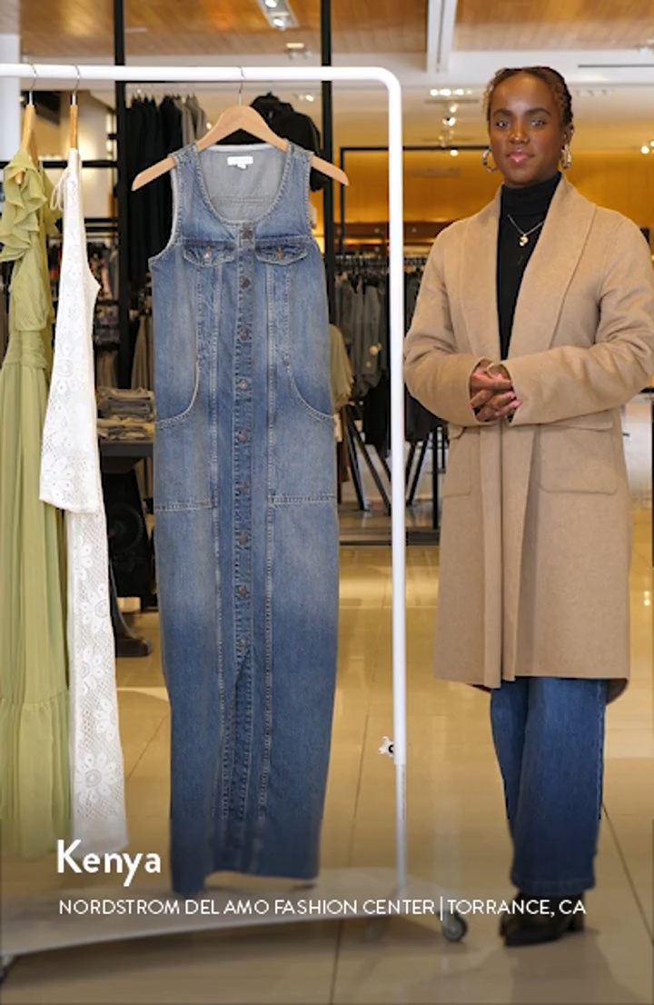 ★E.B.M★ Sleeveless denim long one piece EMP3DOP010 Fisoew Womens Denim Maxi Dress Casual Summer Spaghetti Strap