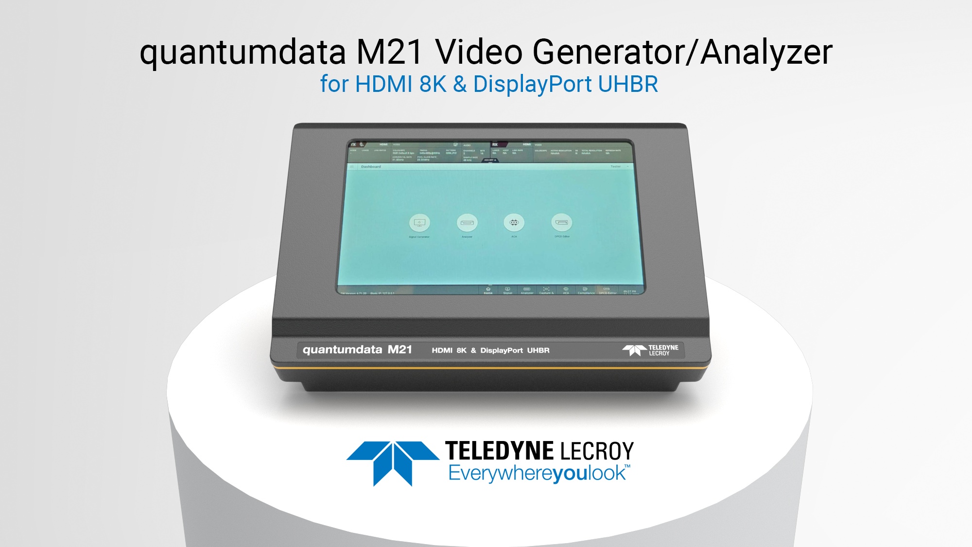 quantumdata M21 ビデオジェネレータ/アナライザ - Teledyne Lecroy