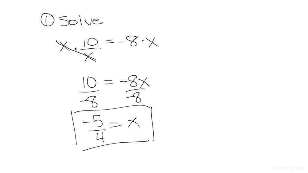 How to Solve Rational Equations with Denominators of x that Simplify to ...