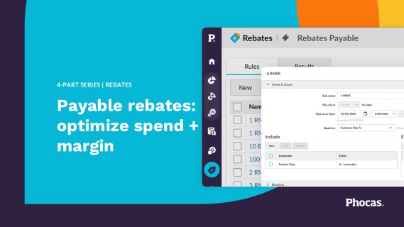 Payable rebates: optimize spend + margin