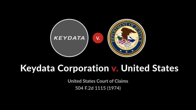 Keydata Corporation v. United States