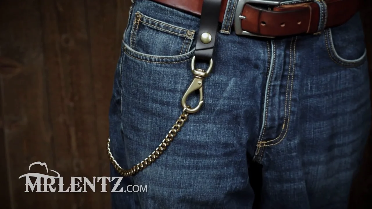 Premium Brass Wallet Chain | Mr. Lentz Shop