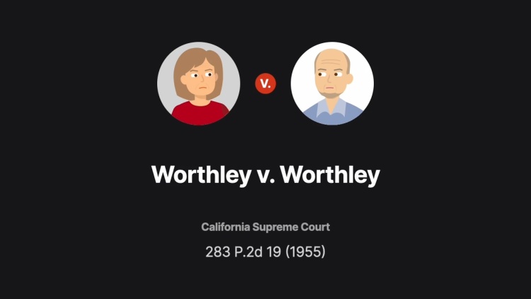 Worthley v. Worthley