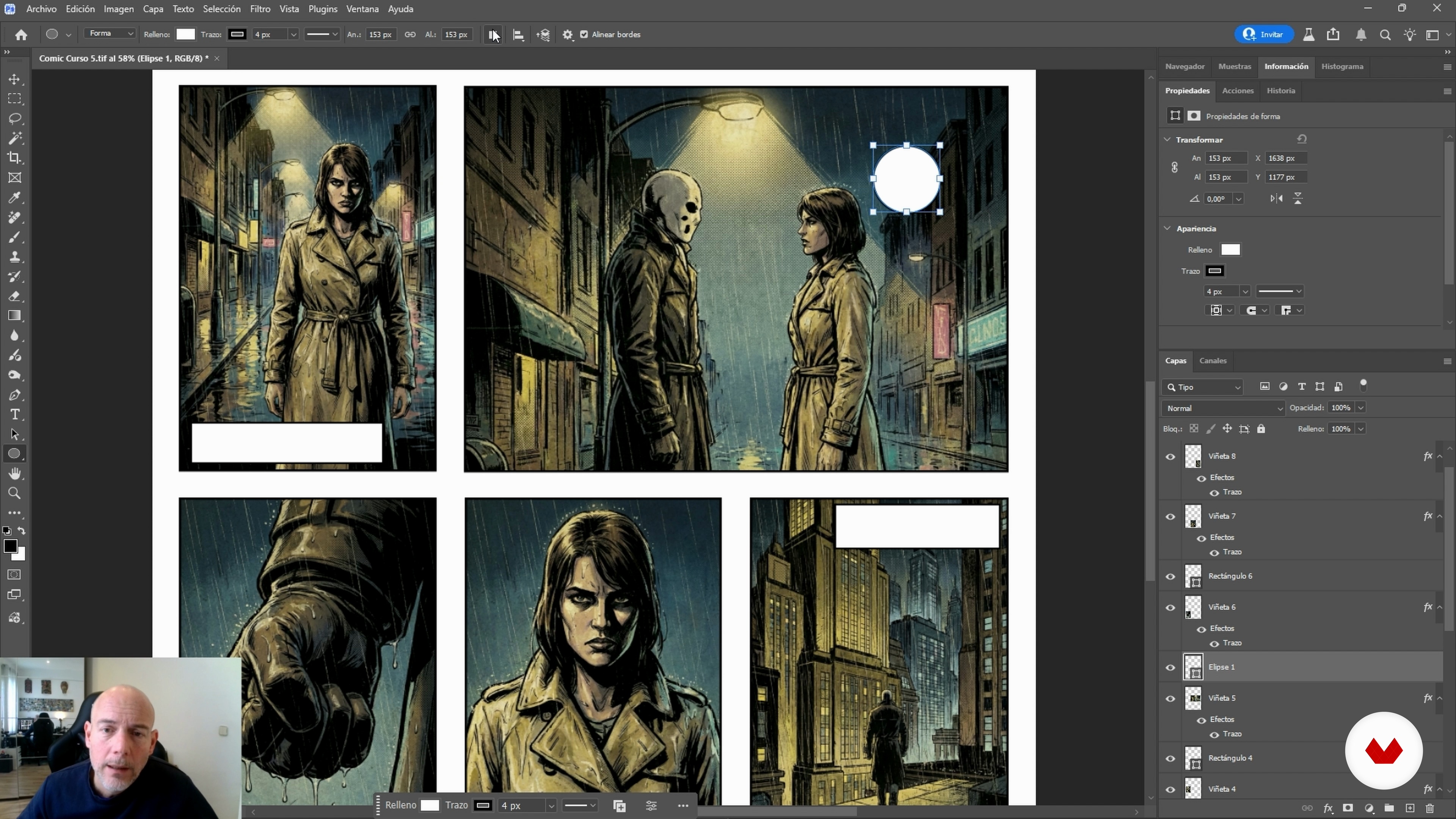 Creating Speech Balloons and Narrator Boxes with Adobe Photoshop