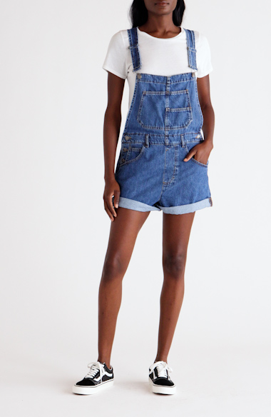 Free People We the Free Ziggy Denim Shortalls | Nordstrom