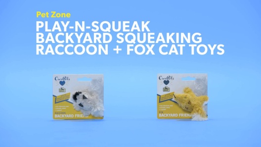 Play-N-Squeak Backyard Squeaking Squirrel Cat Toy