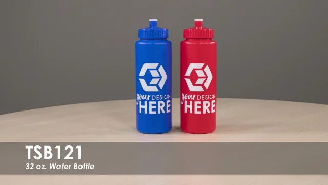 Advertising Water Bottles with Flip Up Spout (32 Oz.)