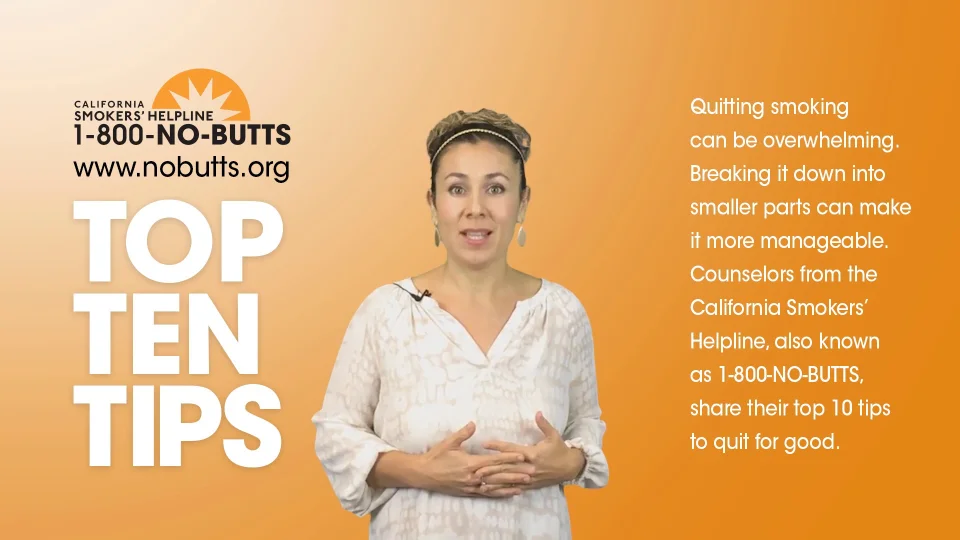 tobacco quit helpline Top 10 Tips to Help