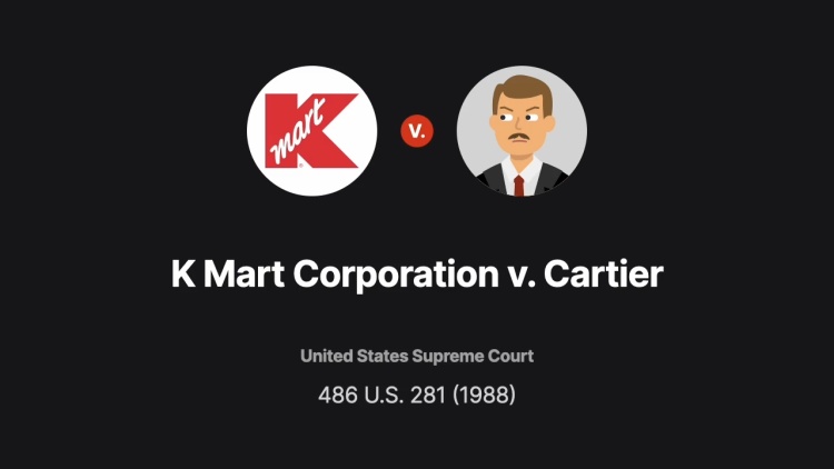 K Mart Corporation v. Cartier, Inc.