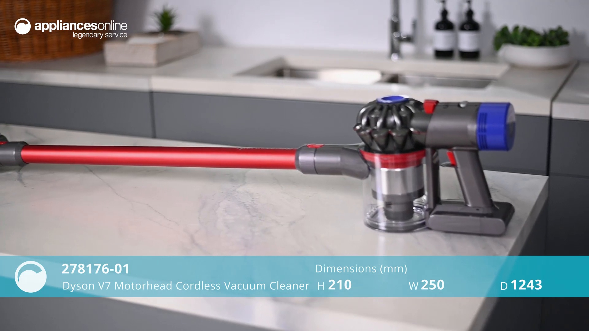 Dyson V7 Motorhead Cordless Vacuum Cleaner 278176-01 | Appliances