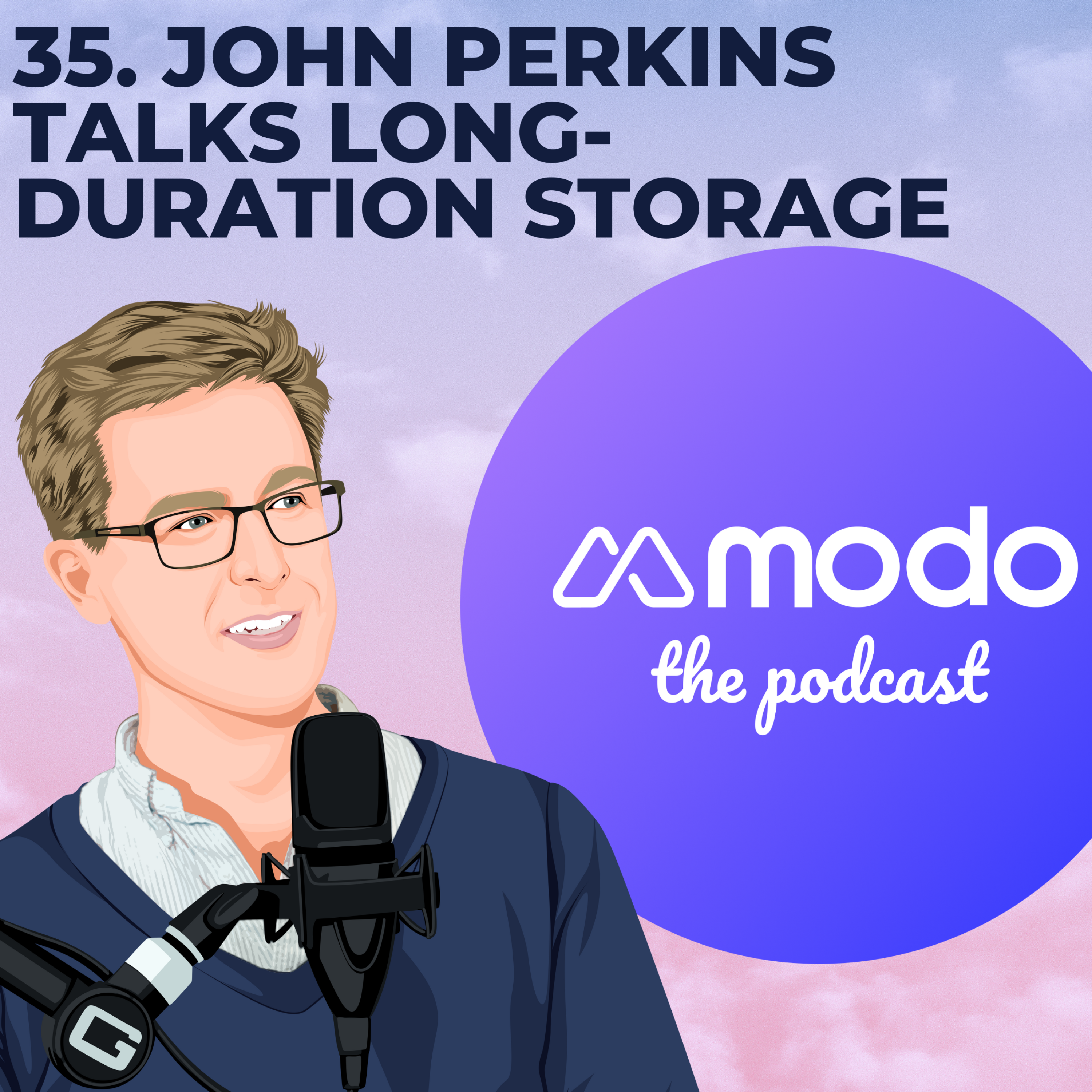 35 - Looking at longer-duration storage with John Perkins (Principal Consultant @ Afry) - podcast episode cover