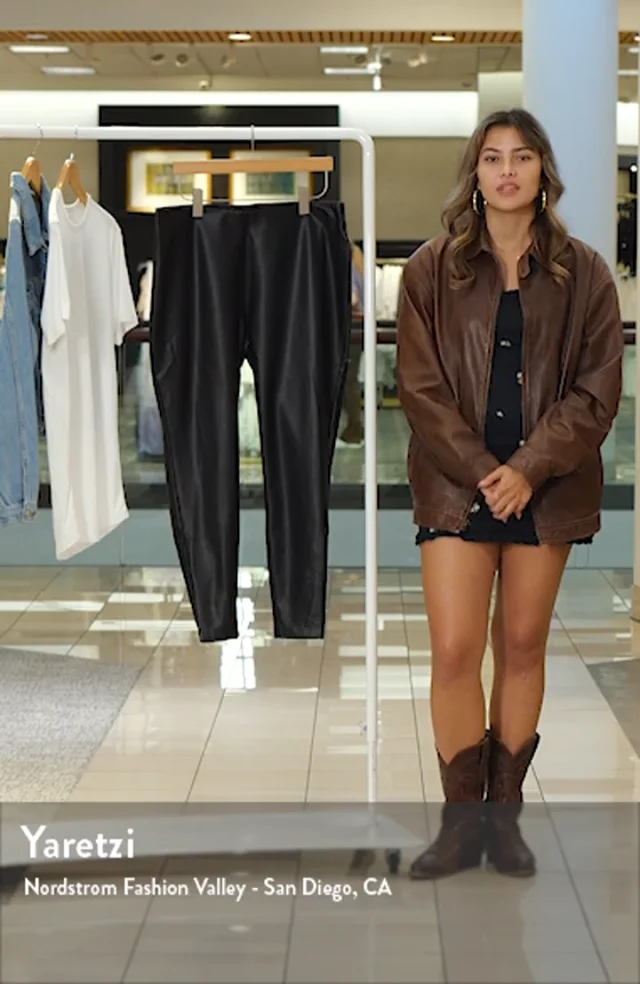 Vince Camuto Stretch Faux Leather Skinny Pants Nordstrom