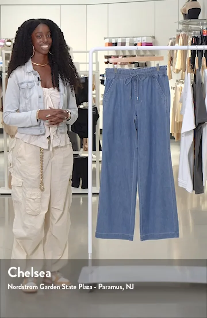 村*長様 【新品】echeveria / Aged Denim Pants Veronica Beard Dunford Drawstring Jeans | Nordstrom