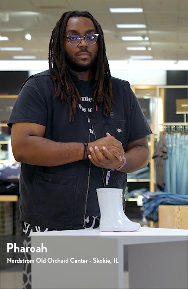 Kids' Shortie Rain Boot with Faux Fur Lining