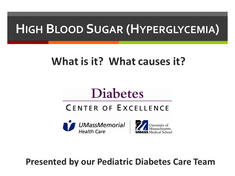 Symptoms of High Blood Sugar (Hyperglycemia)