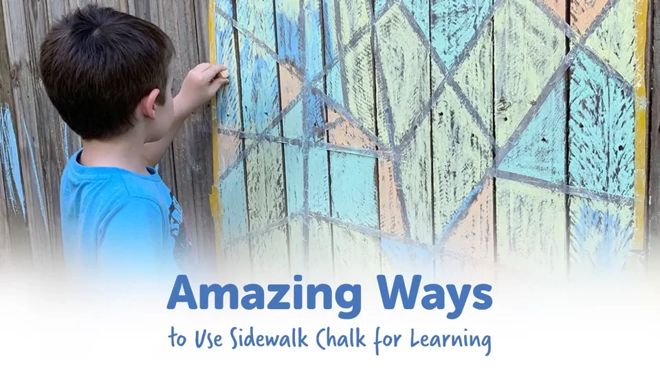 10 Awesomely Fun Sidewalk Chalk Activities - Make and Takes
