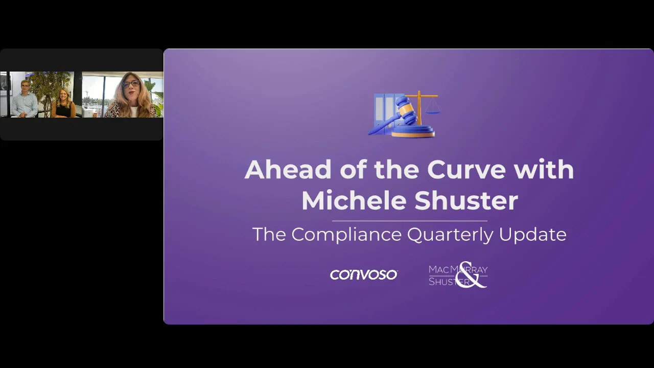 Ahead of the Curve with Michele Schuster Q3 Update