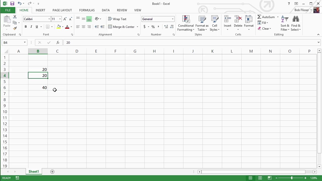 Introduction to Spreadsheets - How to Write Formulas