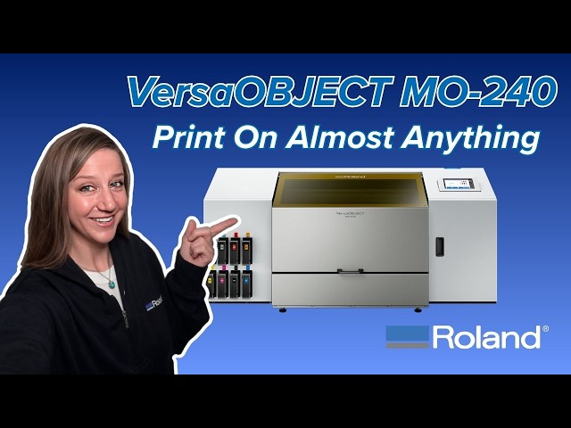 VersaObject MO Series Direct-to-Object Flatbed UV Printer | Roland DGA