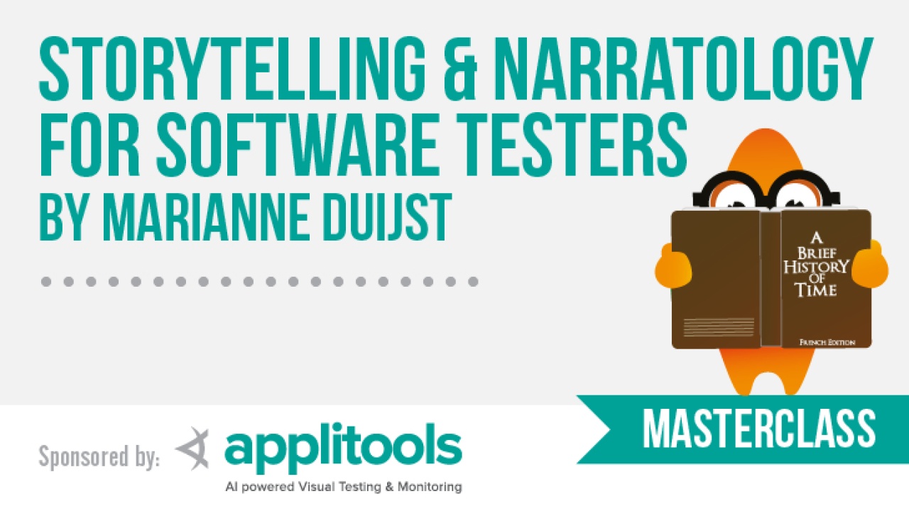 Storytelling & Narratology for Software Testers with Marianne Duijst image
