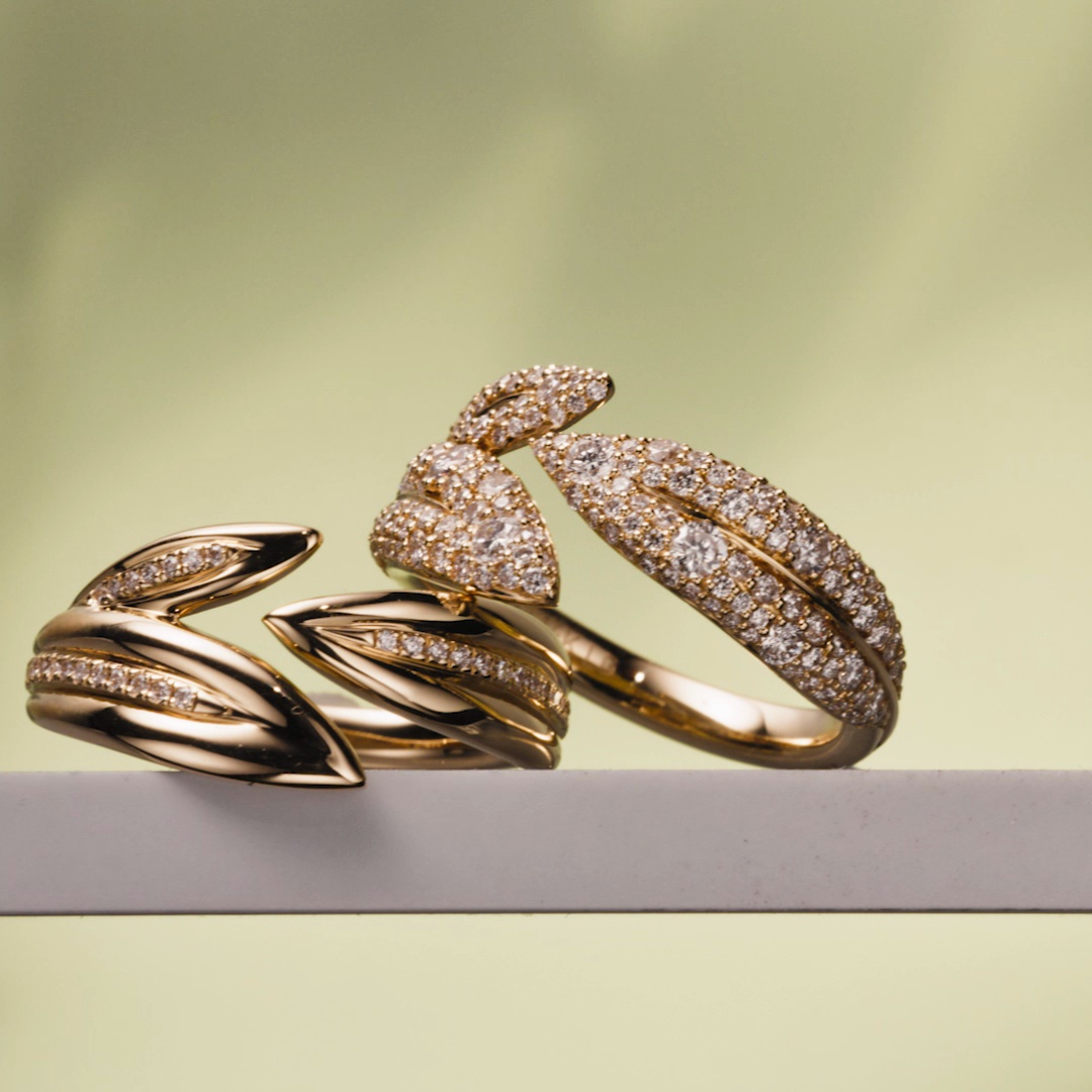 Jane Goodall Olive Branch Lab Diamond Cocktail Ring (4 ct. tw.) in