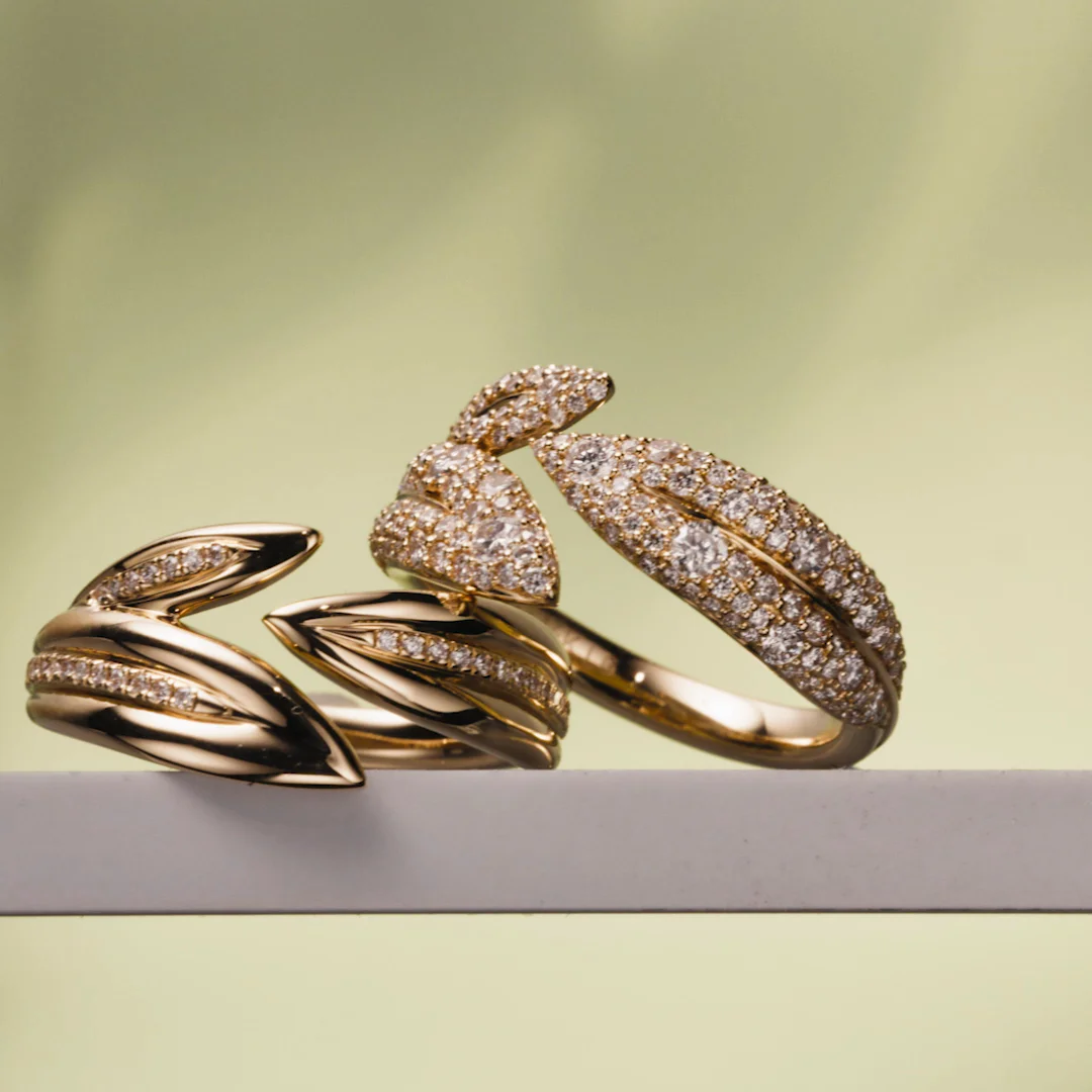 Jane Goodall Olive Branch Lab Diamond Cocktail Ring (4 ct. tw.) in